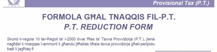 1 way to reduce the Provisional Tax established by the IRD