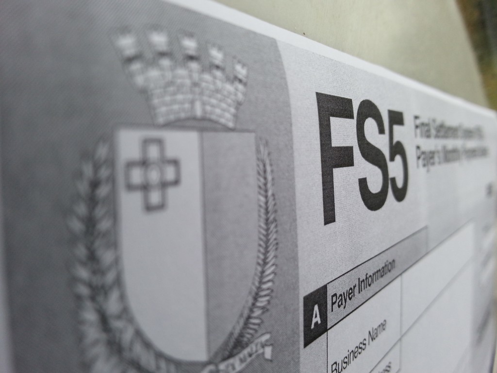 Updated: CfR FS5 Form with payment to be submitted to  CfR by end of month