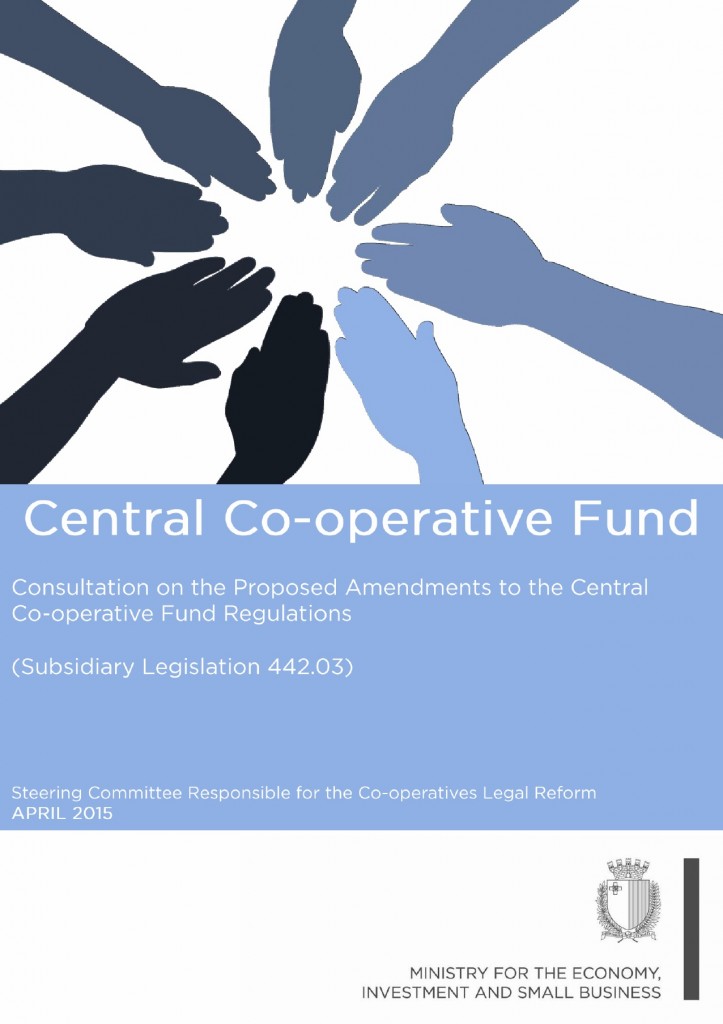The Government of Malta launches proposed amendments to the Central Co-operative Fund regulations
